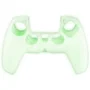 FR-TEC Funda de Silicona para Mando PS5 - Blade Custom Kit, Glow in the Dark, Verde